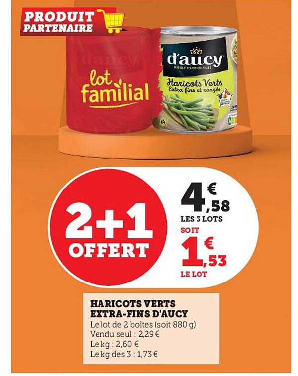 haricots verts extra-fins d'aucy