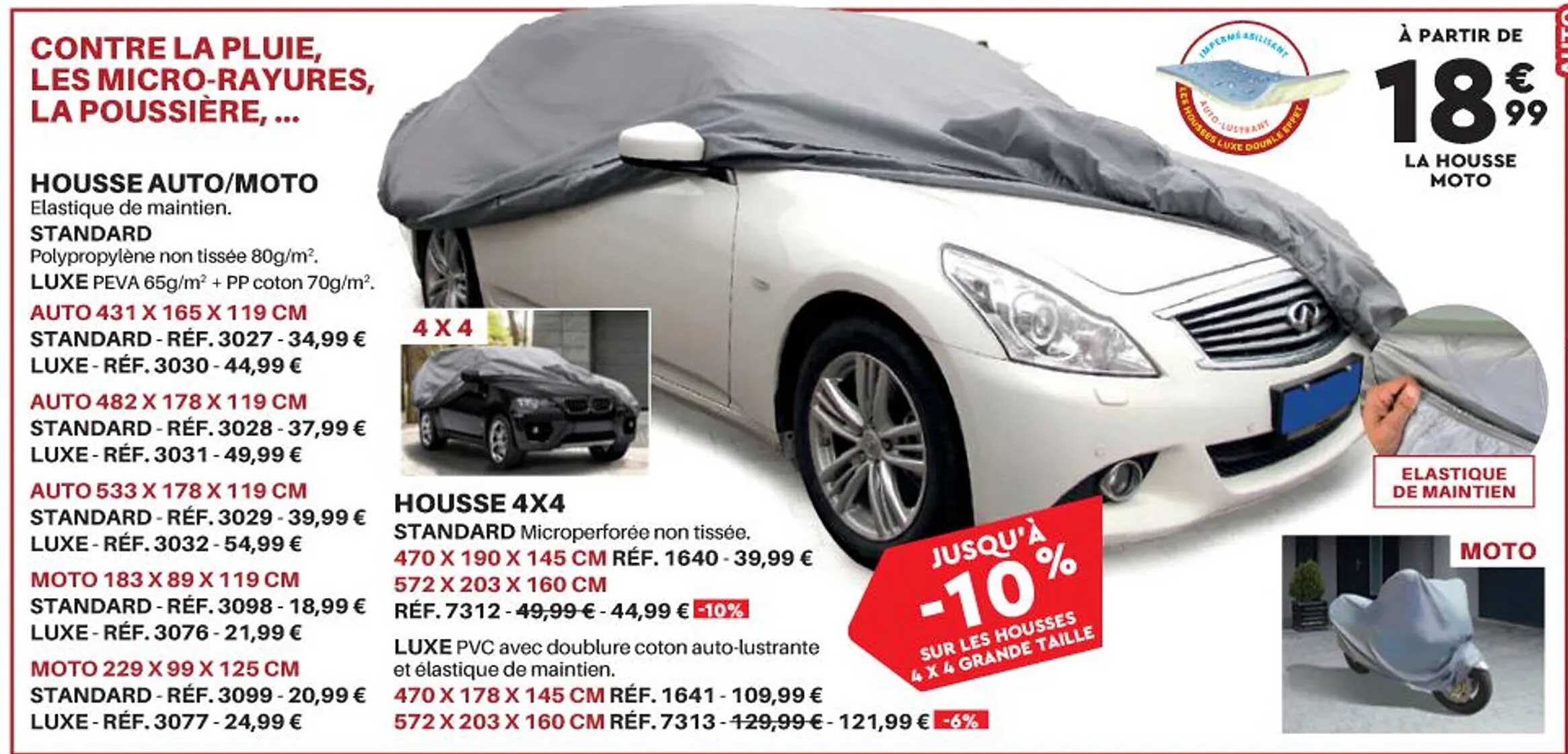 Housse Auto-moto, Housse 4x4