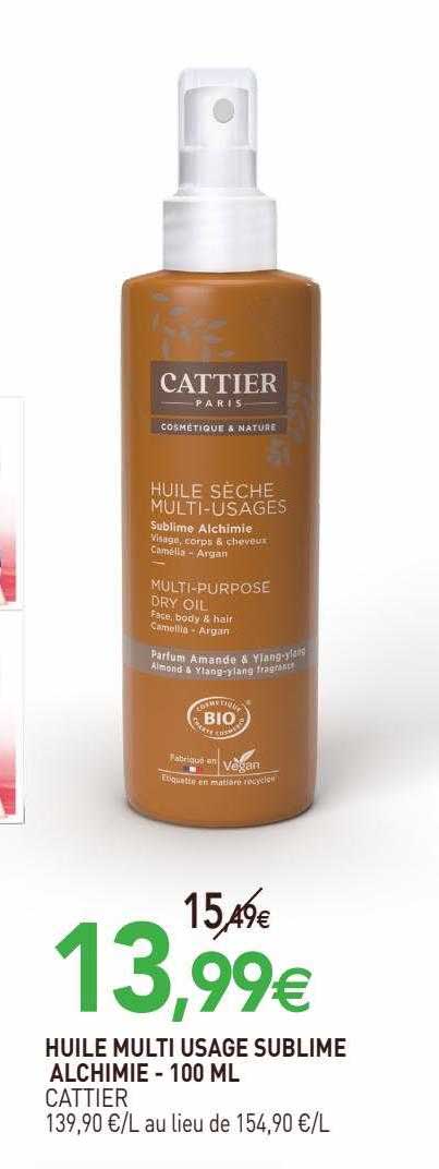 huile multi usage sublime alchimie cattier