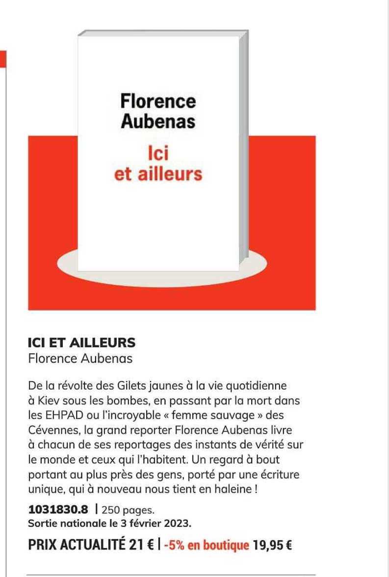 ici et ailleurs - florence aubenas