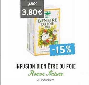infusion bien être du foie romon nature