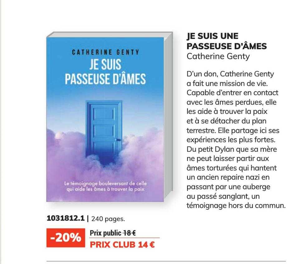 je suis une passeuse d'âmes - catherine genty