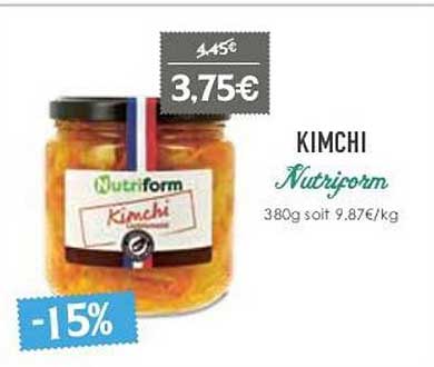 kimchi nutriform