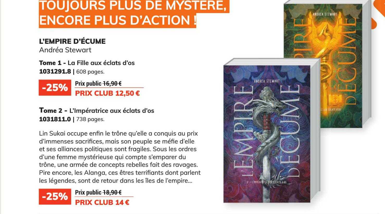 l'empire d'écume - andréa stewart