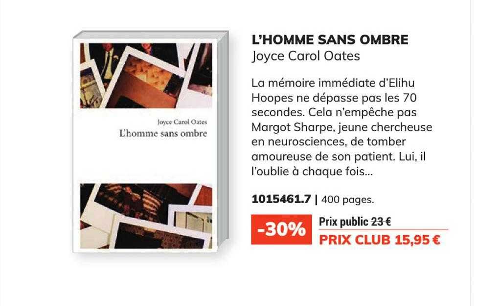 L'homme Sans Ombre - Joyce Carol Oates