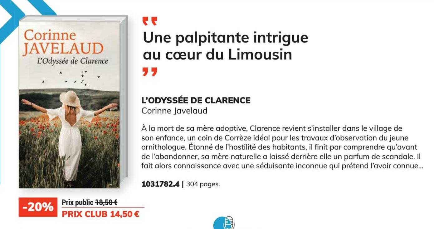 l'odyssée de clarence - corinne javelaud