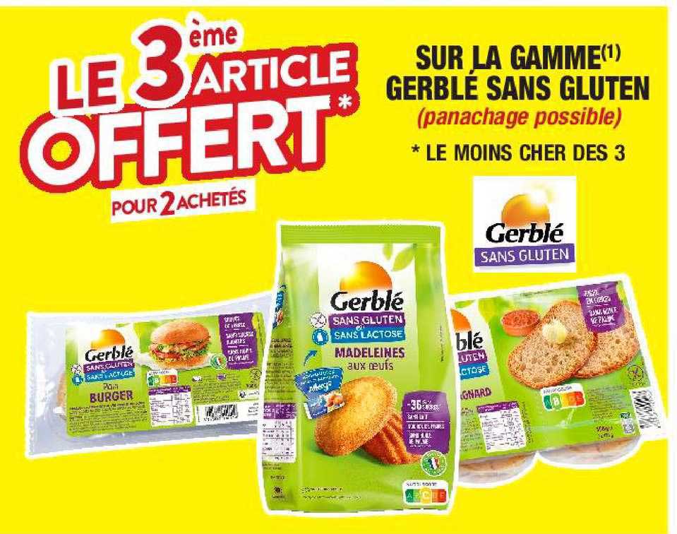 La Gamme Gerblé Sans Gluten