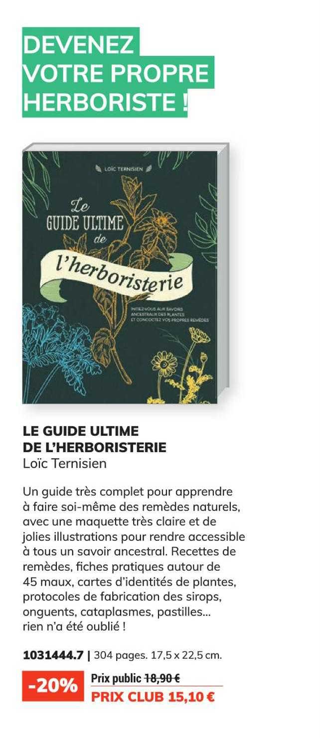 la guide ultime de l'herboristerie - loïc ternisien