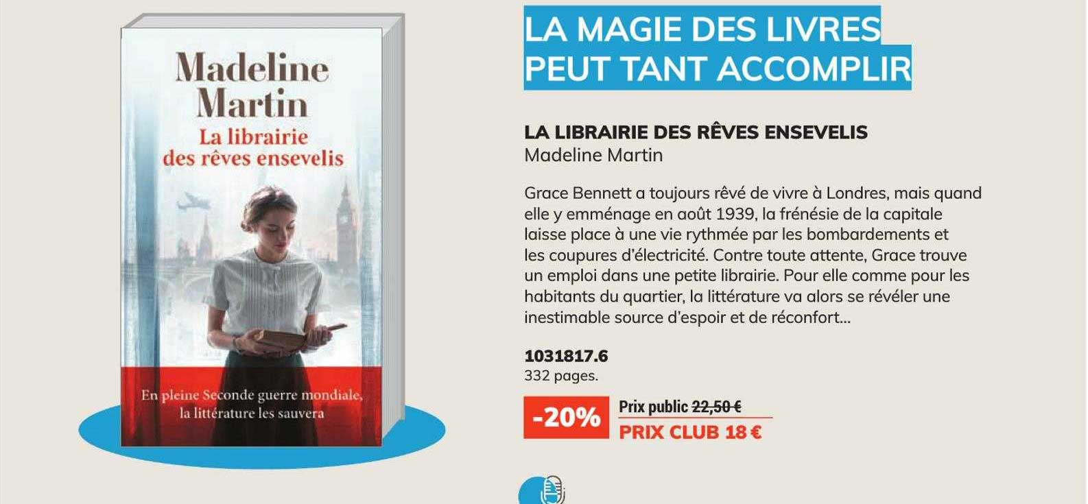 la librairie des rêves ensevelis - madeline martin