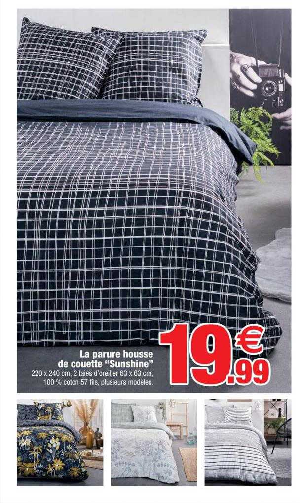 la parure housse de couette "sunshine"