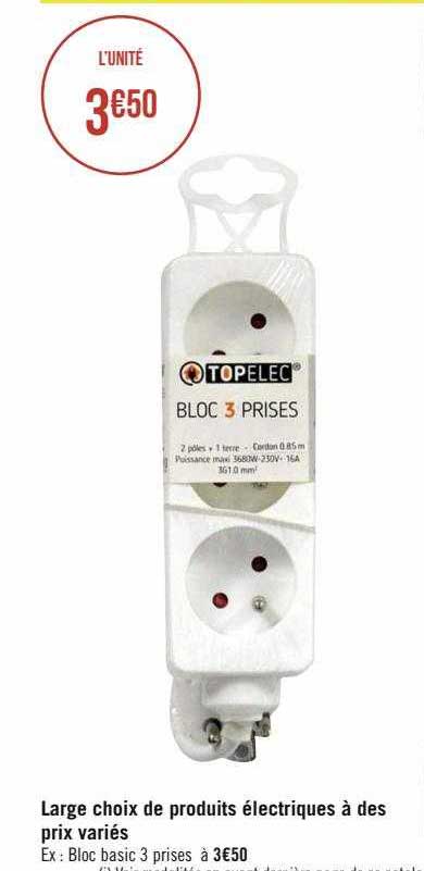 Large Choix De Produits électriques à Des Prix Variés