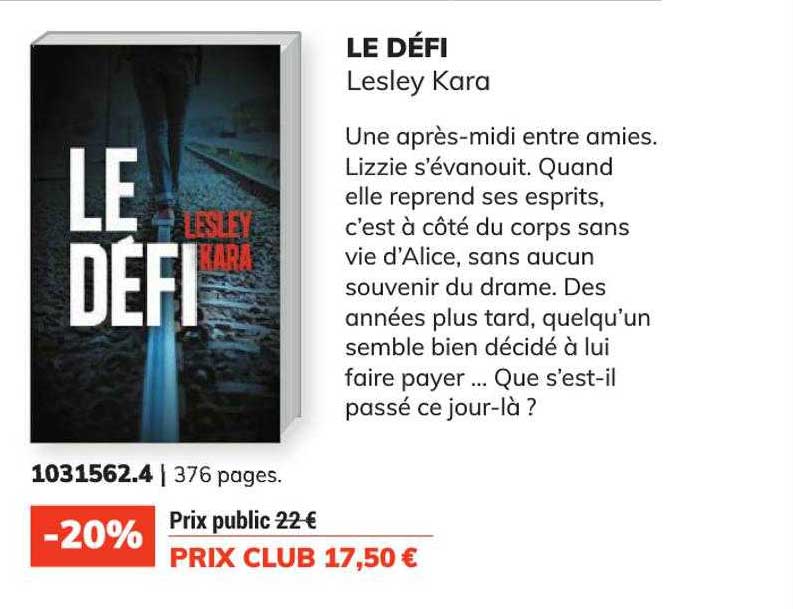 Le Défi - Lesley Kara