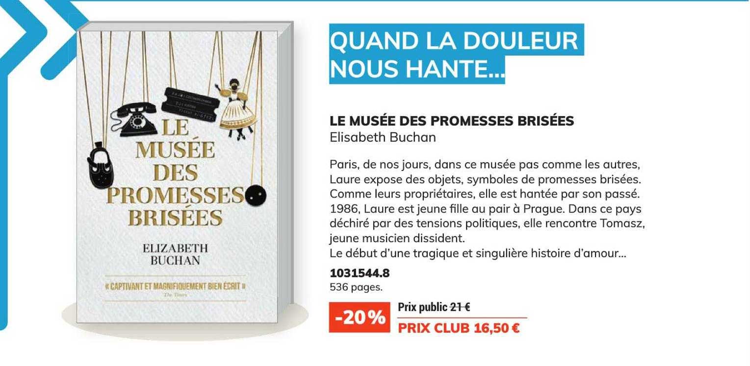 le musée des promesses brisées - elisabeth buchan