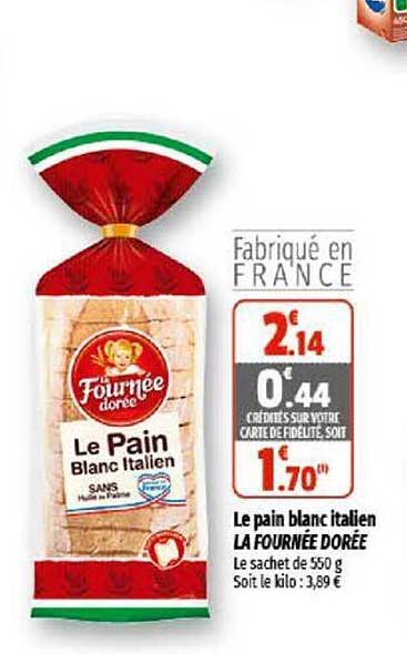 le pain blanc italien la fournée dorée