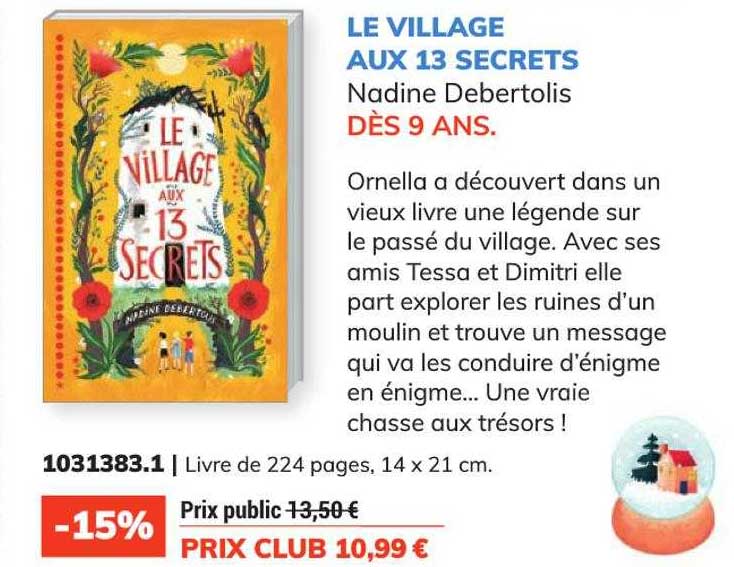 le village aux 13 secrets - nadine debertolis