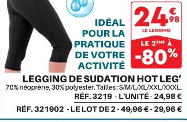 legging de sudation hot leg