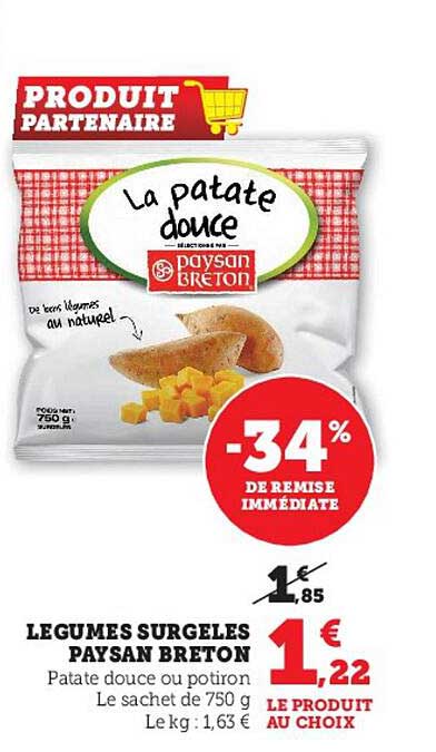 légumes surgelés paysan breton