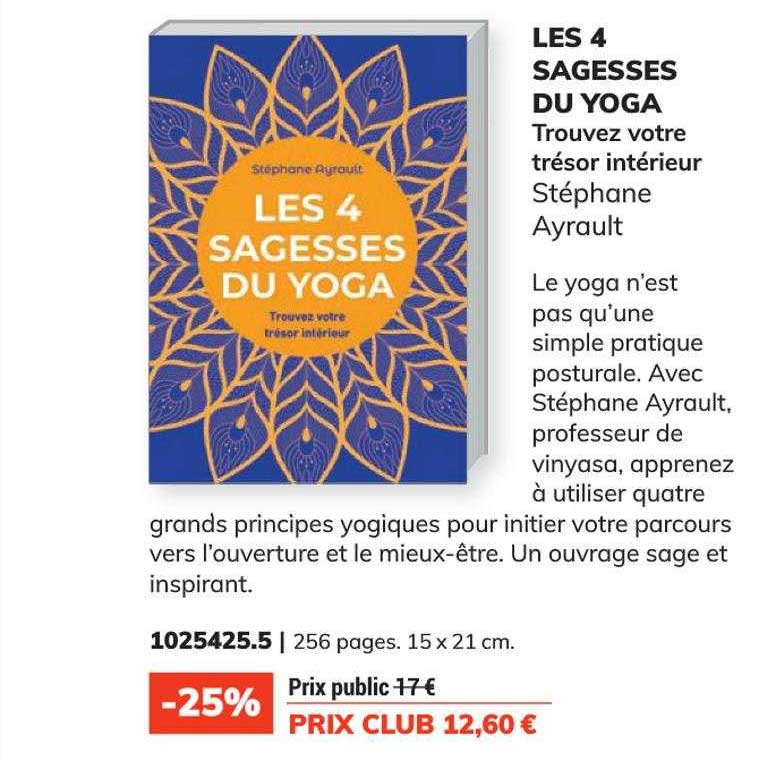 les 4 sagesses du yoga - stéphane ayrault