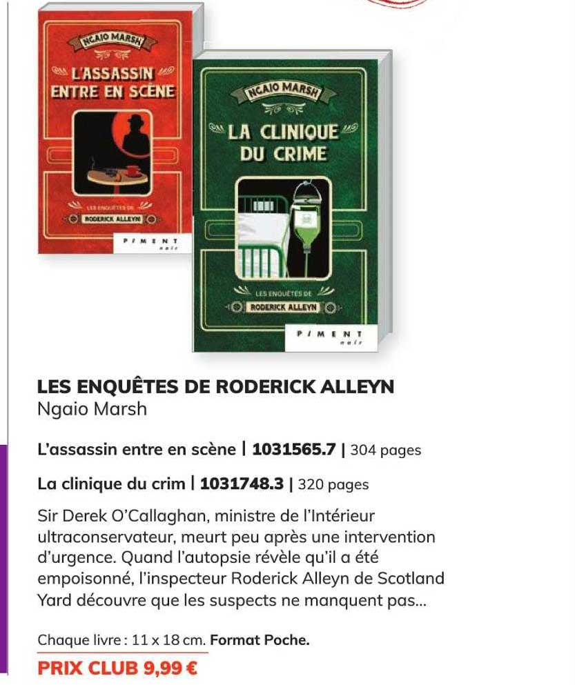 les enquêtes de roderick alleyn - ngaio marsh