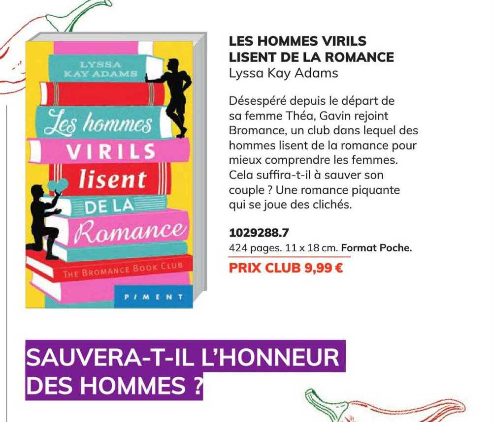 les hommes virils lisent de la romance - lyssa kay adams