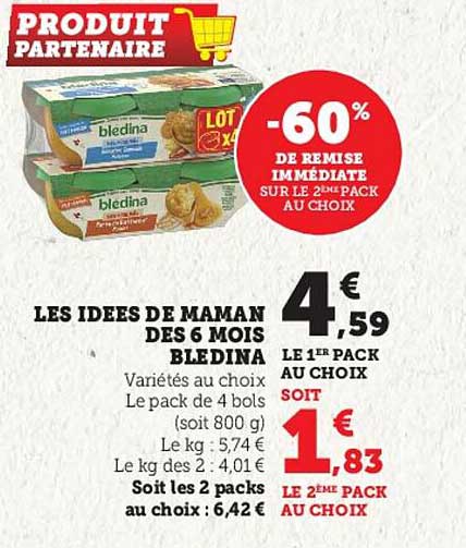 les idées de maman dès 6 mois blédina