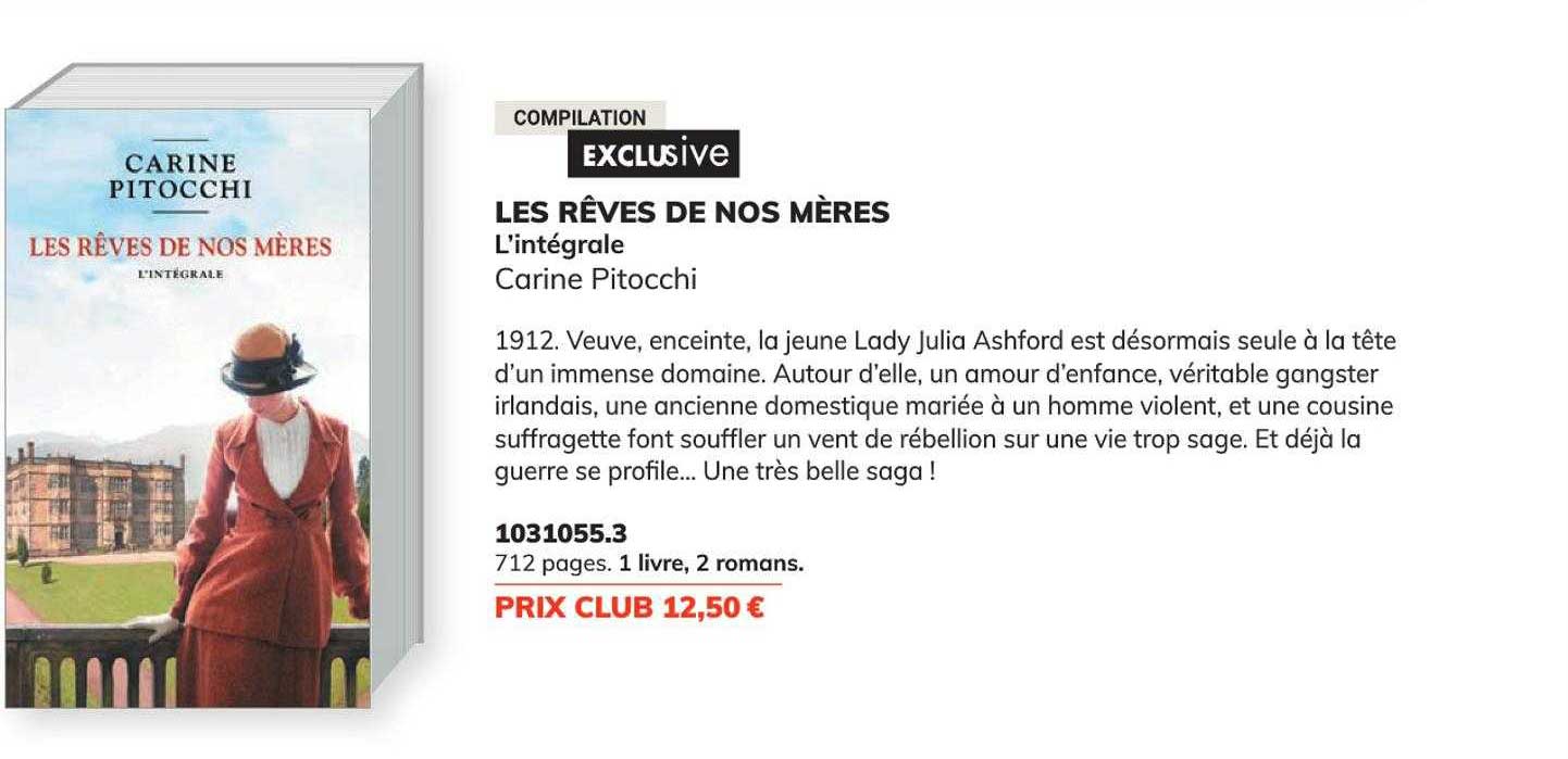 les rêves de nos mères l'intégrale - carine pitocchi