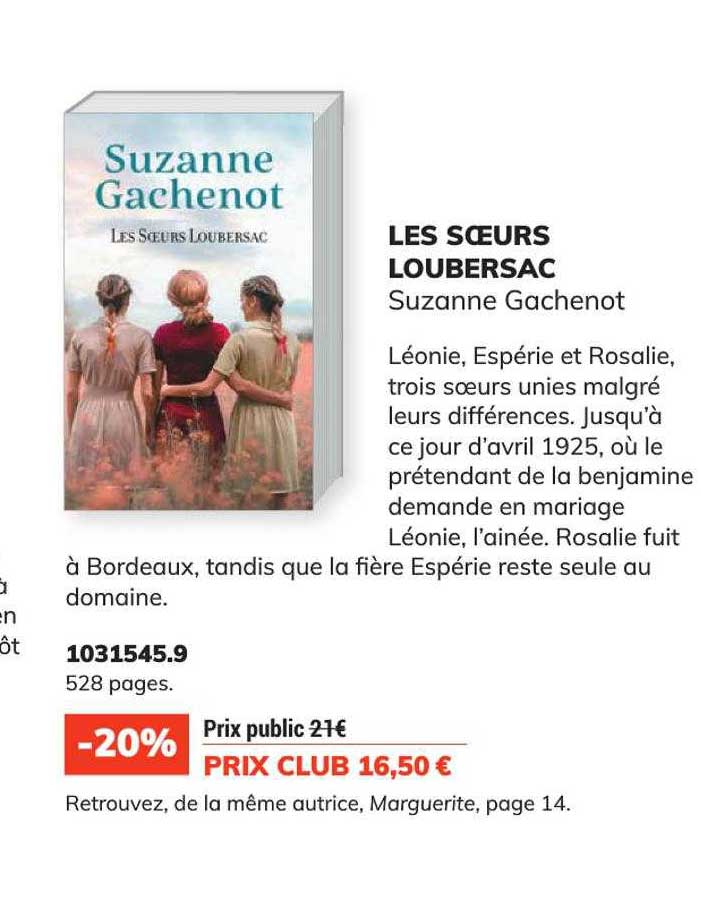 les sœurs loubersac - suzanne gachenot