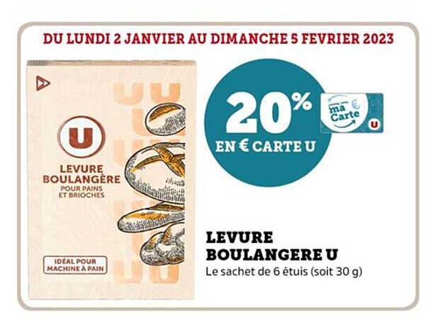 levure boulangère u