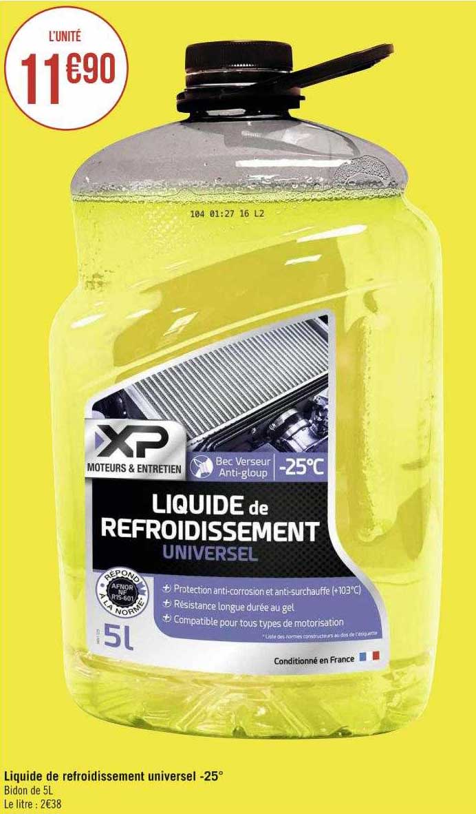 Liquide De Refroidissement Universel -25°