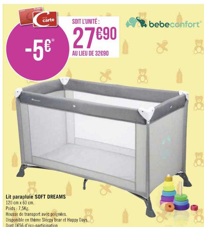 lit parapluie soft dreams bebeconfort