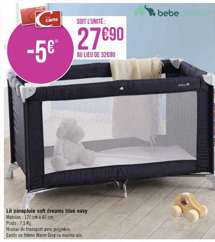 lit parapluie soft dreams blue navy