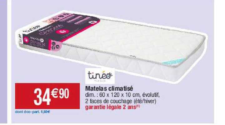 Matelas Climatisé Tinéo