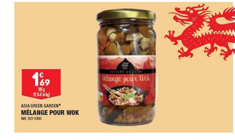 mélange pour wok asia green garden