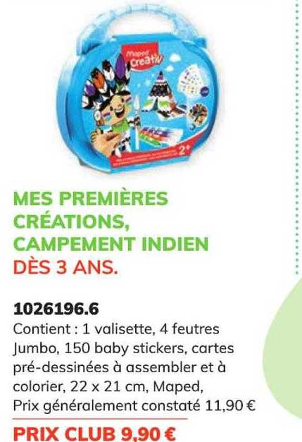 mes premières créations, campement indien