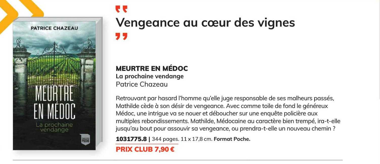 meurtre en médoc - patrice chazeau