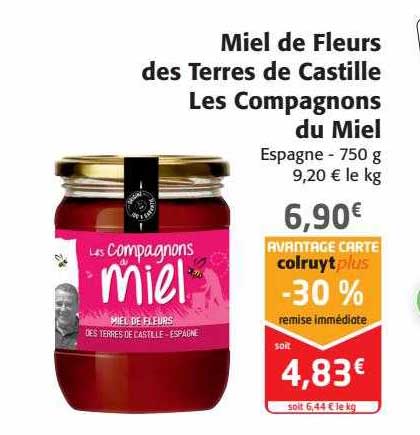 miel de fleurs des terres de castille les compagnon du miel