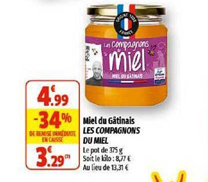 miel de gâtinais les compagnons du miel