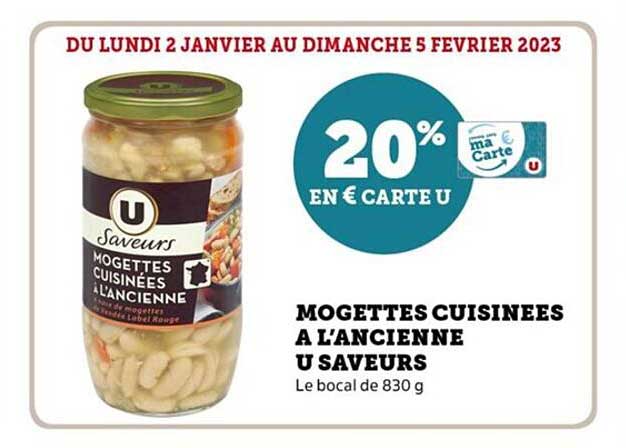 mogettes cuisinées à l'ancienne u saveurs