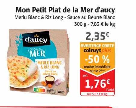 mon petit plat de la mer d'aucy