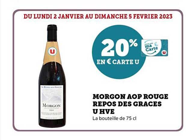 morgon aop rouge repos des graces u hve