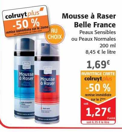 mousse à raser belle france