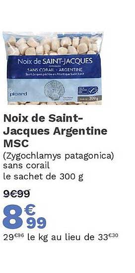 noix de saint-jacques argentine msc
