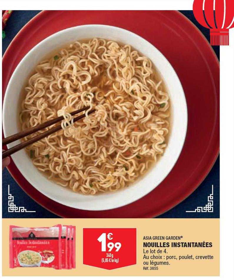 Nouilles Instantanées Asia Garden