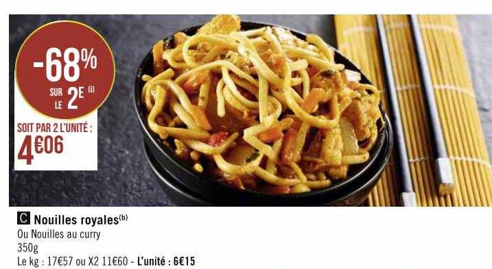Nouilles Royales Ou Nouilles Au Curry