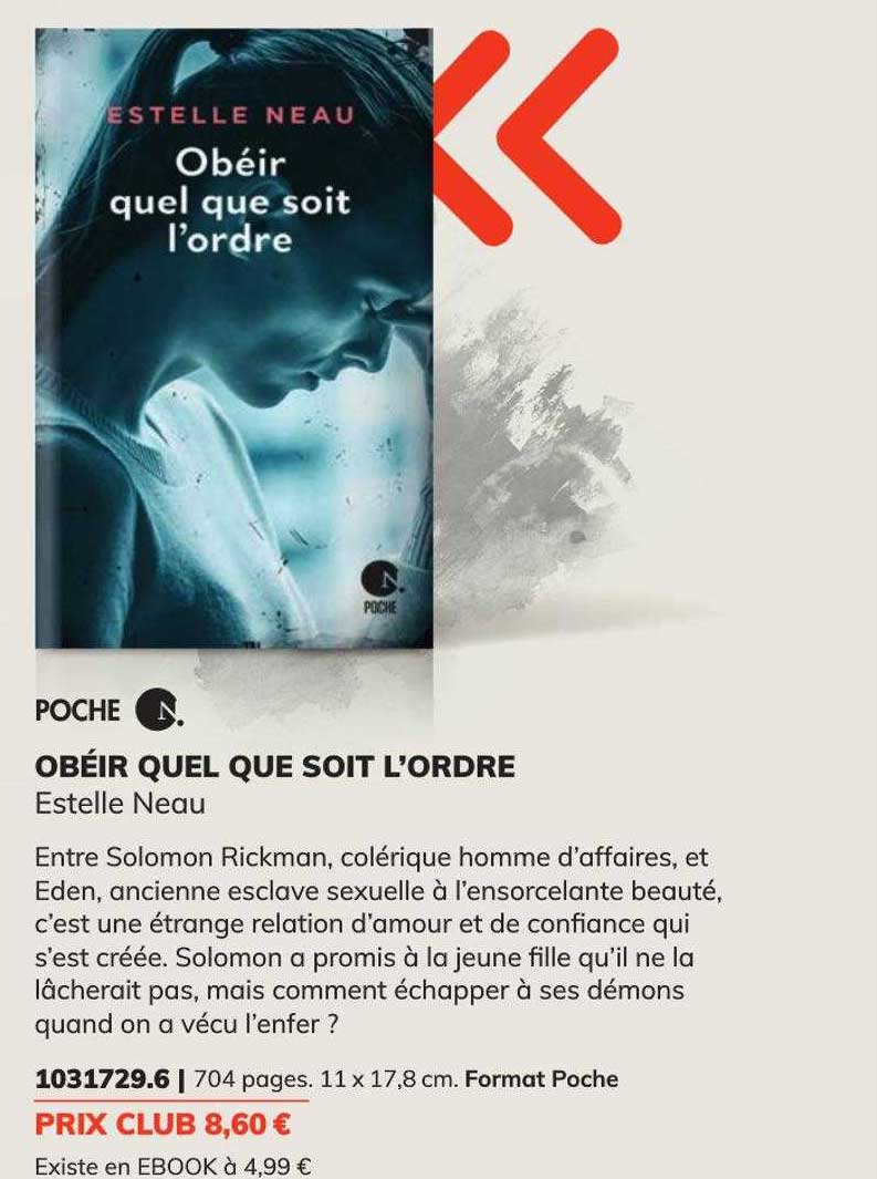 obéir quel que soit l'ordre - estelle neau