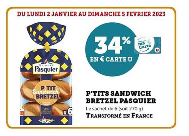 p'tits sandwich bretzel pasquier