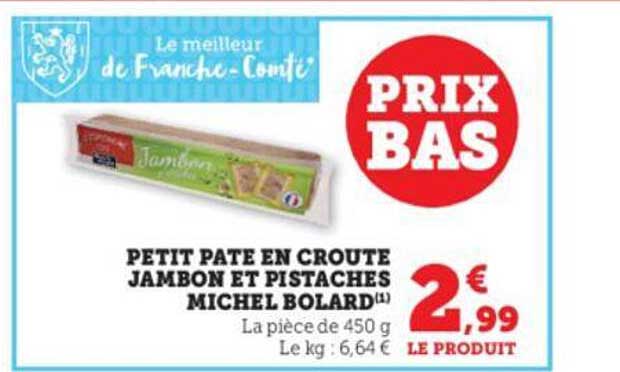 petit pâté en croûte jambon et pistaches michel board