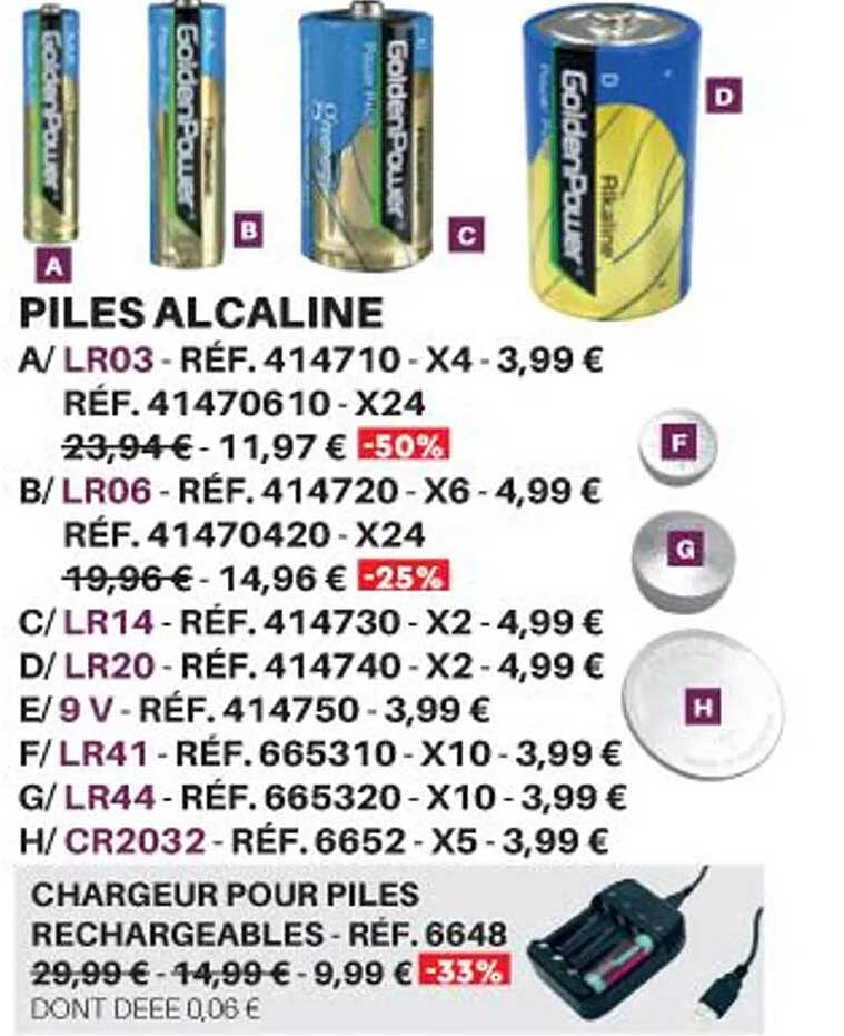 piles alcaline