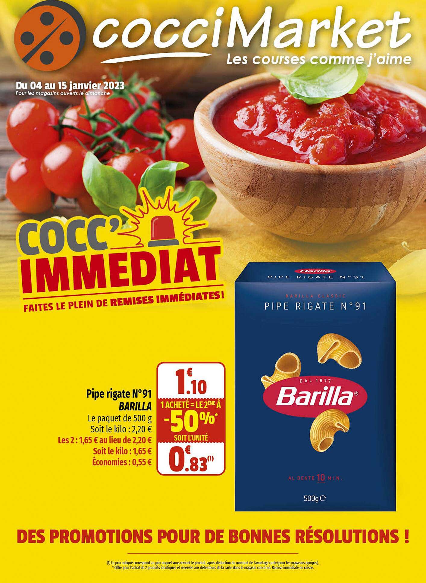 pipe rigate n°91 barilla