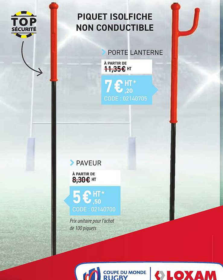 Piquet Isolfiche Non Conductible